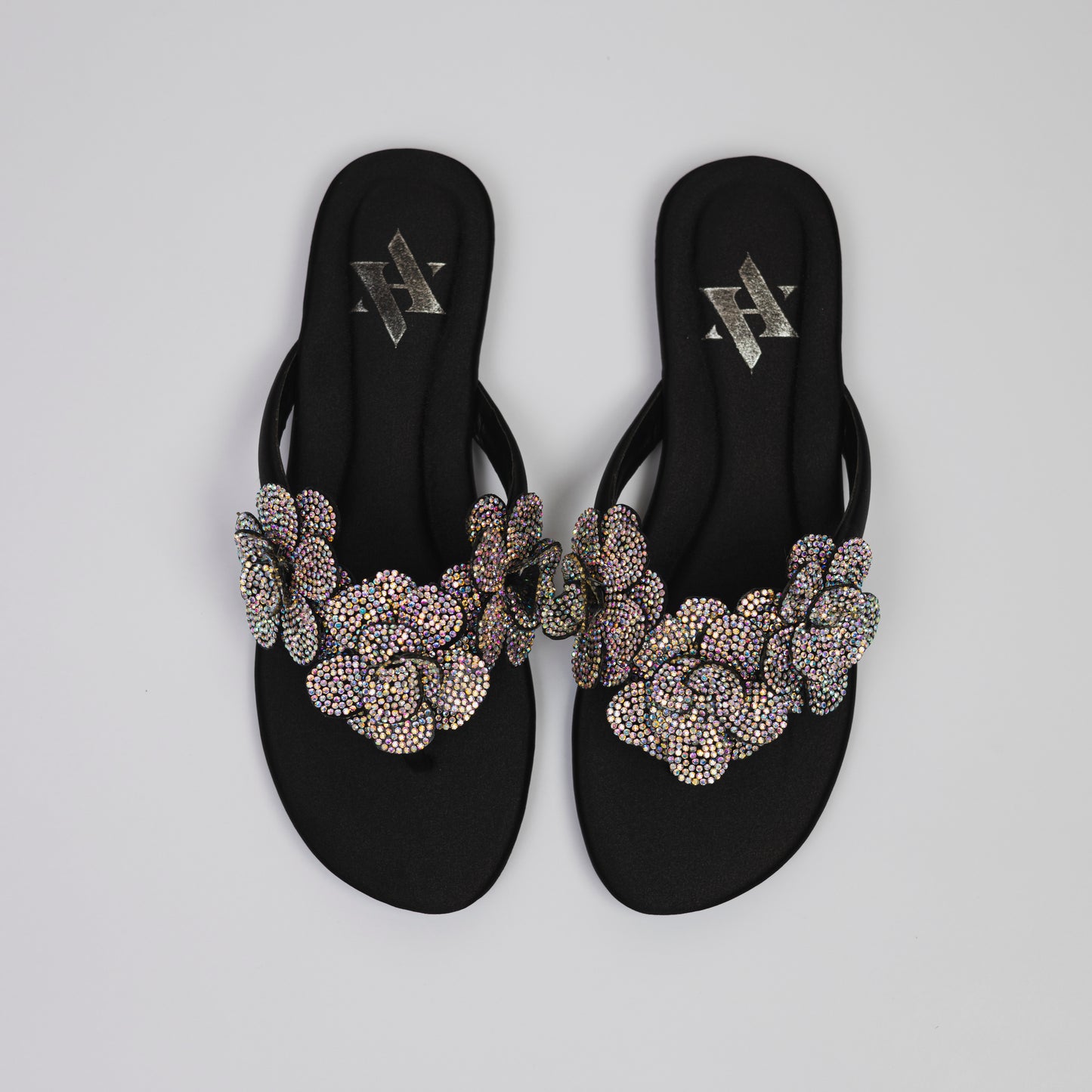 Floral Vee Flats