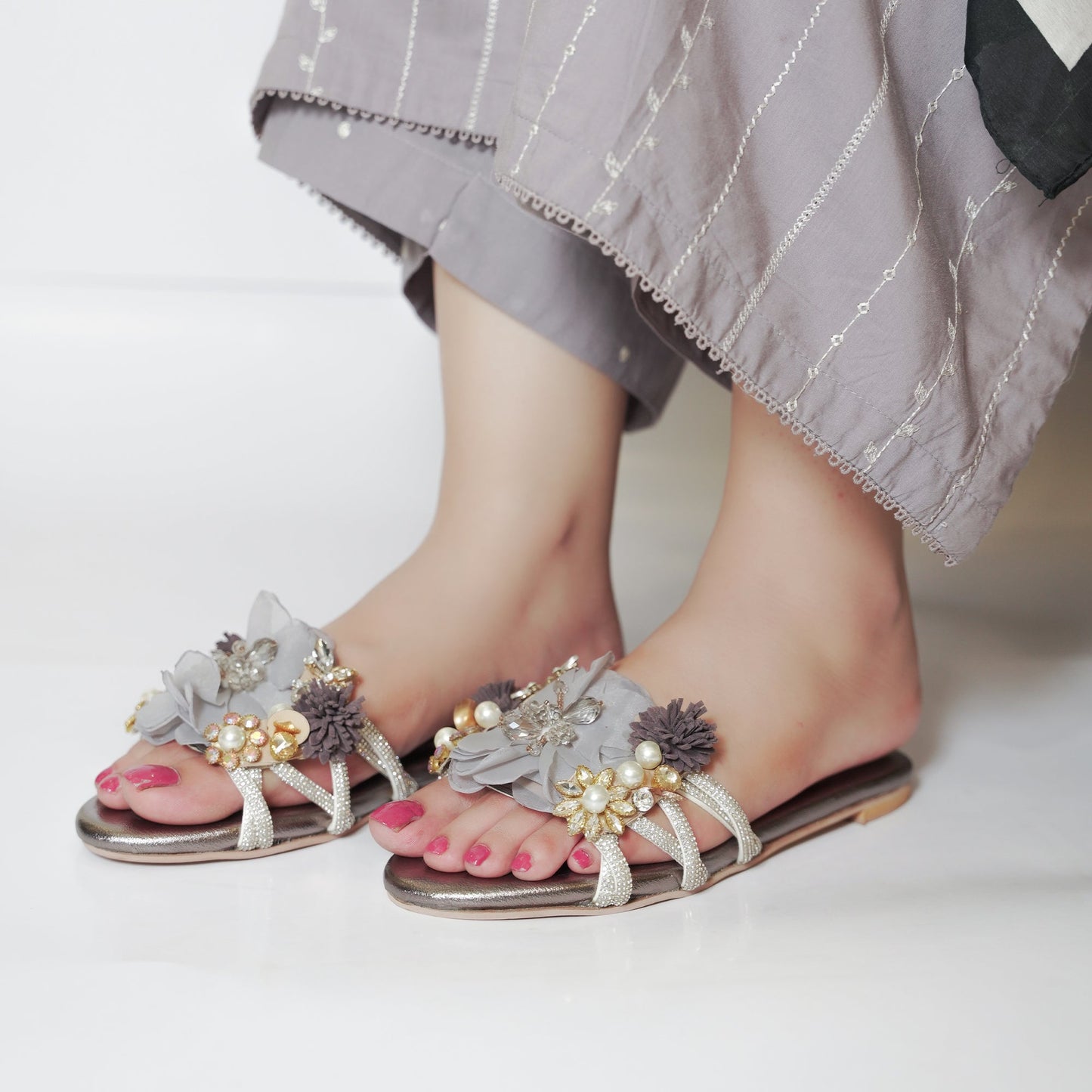 Floral Fantasy Flats